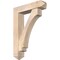 Ekena Millwork Imperial Arts and Crafts Smooth Bracket w/ Offset Brace, Douglas Fir, 7 1/2"W x 32"D x 44"H BKT0806X32X44IMP03SDF - alternate 1